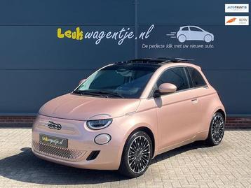 Fiat 500 e Icon 42 kWh *schuifdak *carplay *camera *17 inch beschikbaar voor biedingen