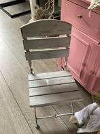 Brocante houten kinder klapstoeltje, Ophalen