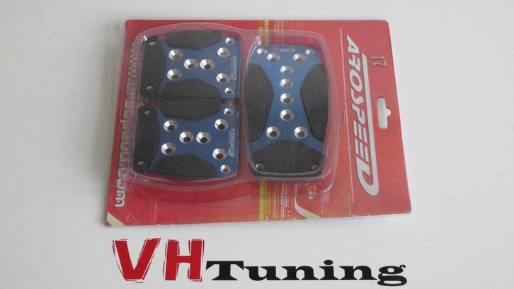 Arospeed tenzo R universele pedalenset zwart blauw, Auto diversen, Tuning en Styling, Ophalen of Verzenden