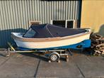 Enkhuizen Sloep 500 - Teak Compleet met tent, Vetus, boot 5m, Watersport en Boten, Sloepen, Ophalen, 10 tot 30 pk, Binnenboordmotor