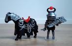 Playmobil 4841 Zwarte drakenridder met LED lans, compleet!, Ophalen of Verzenden, Zo goed als nieuw, Complete set