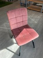 3 roze eetkamer stoelen, zgan, Huis en Inrichting, Stoelen, Ophalen, Drie, Zo goed als nieuw, Stof