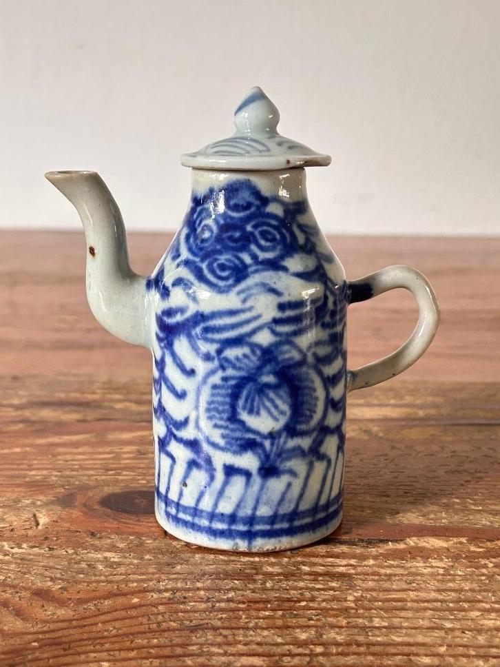 Kan / theekan - antiek - China - porselein, Antiek en Kunst, Antiek | Porselein, Ophalen of Verzenden