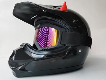 (cross-) helm [devil-OIL-slick] nieuwe bril beschikbaar voor biedingen