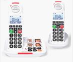 Telefoon, Telecommunicatie, Vaste telefoons | Handsets en Draadloos, Ophalen of Verzenden, Nieuw, 2 handsets