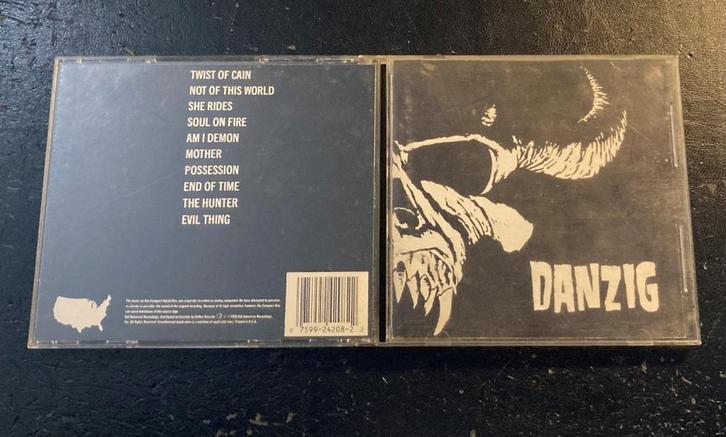 CD Danzig (Blues Rock, Heavy Metal) US - 1988, Cd's en Dvd's, Cd's | Hardrock en Metal, Gebruikt, Ophalen of Verzenden