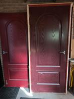 4 stompe massief houten binnendeuren., Doe-het-zelf en Verbouw, Deuren en Horren, Ophalen, Gebruikt, 80 tot 100 cm, Binnendeur