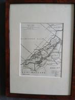 Oude kaart van Aalsmeer, 1864, Antiek en Kunst, Kunst | Litho's en Zeefdrukken, Ophalen