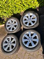 Winterbanden 205/55/16 mercedes c klasse w204 velgen 5x112, Ophalen, Gebruikt, 16 inch, Banden en Velgen