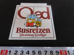 sticker OAD Busreizen Gewoonweg Gezelliger *, Ophalen, Zo goed als nieuw