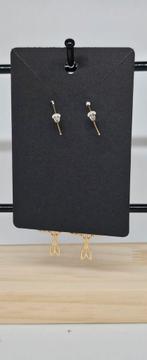 Gouden Luna Moth & Maan Oorbellen (Witchy/Boho/Celestial), Met kristal, Overige materialen, Hangers, Nieuw