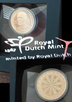 Unieke GELIMITEERDE OPLAGE goud platina munt R.Barneveld, Ophalen of Verzenden, Nieuw