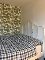 2 persoonsbed, Huis en Inrichting, Slaapkamer | Bedden, Ophalen, Wit, Tweepersoons, Zo goed als nieuw