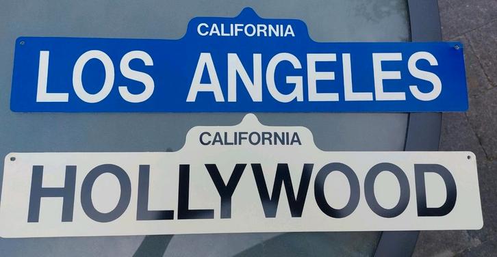 Twee originele platen uit Californië, Huis en Inrichting, Overige Huis en Inrichting, Ophalen of Verzenden