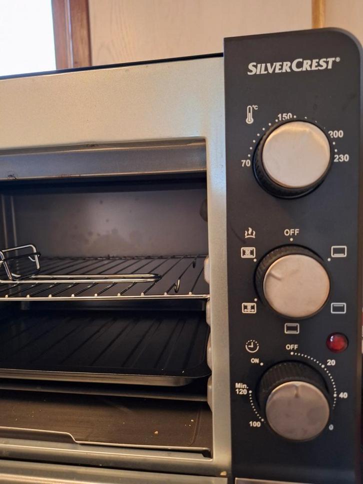 SilverCrest Oven l 50 b 33 h 33, Witgoed en Apparatuur, Ovens, Gebruikt, Vrijstaand, Oven met grill, Minder dan 45 cm, Minder dan 45 cm