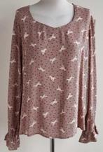Saint Tropez gestreepte blouse met paardjes mt. M NIEUW, Maat 38/40 (M), Overige kleuren, Nieuw, Ophalen of Verzenden