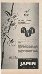 retro reclame 1966 Jamin kersenbonbons chocola heerlijk, Verzenden, Overige typen