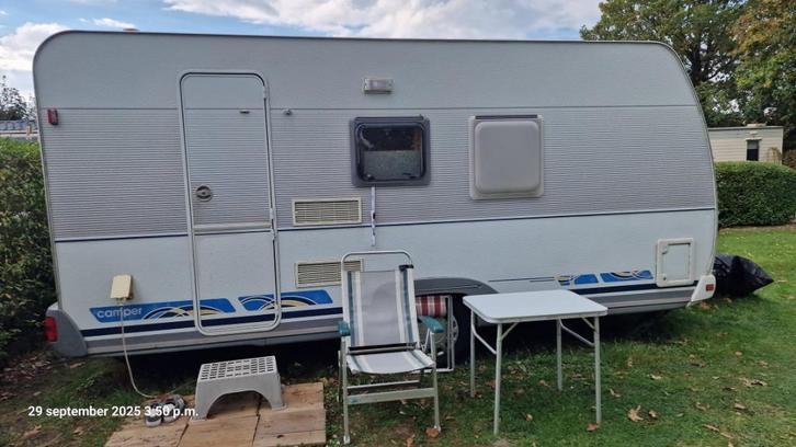 Caravan Dethleffs camper 440 L met Mover. Overname stalling, Caravans en Kamperen, Caravans, Particulier, tot en met 4, 750 - 1000 kg