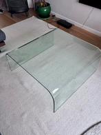 Glazen waterfall salontafel, Ophalen, 50 tot 100 cm, 50 tot 100 cm, Glas