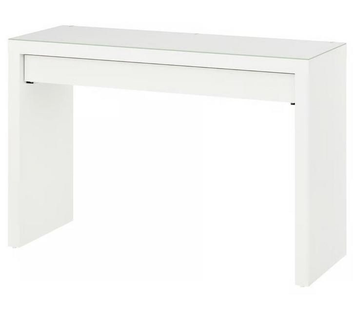 Ikea Malm Toilettafel met lade, Huis en Inrichting, Tafels | Kaptafels, Zo goed als nieuw, Minder dan 100 cm, Minder dan 50 cm