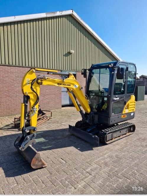 Mooie New Holland E18C minikraan, Zakelijke goederen, Machines en Bouw | Kranen en Graafmachines, Graafmachine, Ophalen
