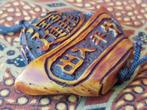 Mooi oud vintage Chinees amulet van been 5,3 cm.