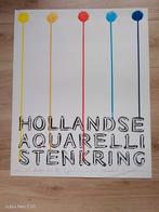 Hollandse Aquarellistenkring Affiche, Verzamelen, Posters, Rechthoekig Staand, Ophalen of Verzenden, Zo goed als nieuw, A1 t/m A3