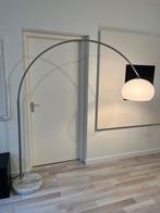 Linea Verdace Design Booglamp met Marmeren Voet, Huis en Inrichting, Lampen | Vloerlampen, Ophalen, Modern, 150 tot 200 cm, Metaal