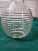 vaas geribbeld dik glas, Ophalen of Verzenden, 'T Olde Gre-j, Info@toldegrej.nl, Endepoelstraat 20f Didam