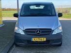 Mercedes Vito 110 CDI 320 Bj 2014 Lang Dubbel Cabine Airco, Voorwielaandrijving, 65 €/maand, Gebruikt, Zwart