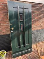 Houten voordeur, Doe-het-zelf en Verbouw, Deuren en Horren, Ophalen, Gebruikt, 80 tot 100 cm, Buitendeur