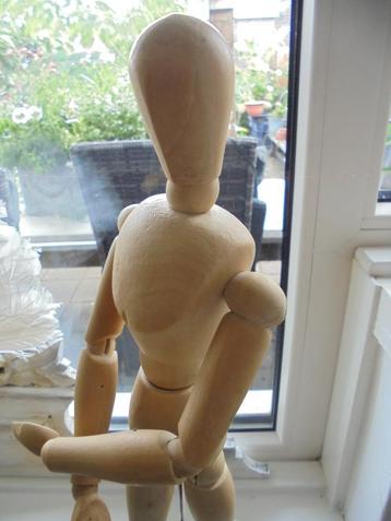 50 cm grote tekenpop, mannequin, ledenpop, tekenmodel XXL beschikbaar voor biedingen
