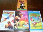 4 Video"s, Cd's en Dvd's, VHS | Kinderen en Jeugd, Tekenfilms en Animatie, Alle leeftijden, Gebruikt, Tekenfilm