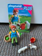 Playmobil meisje met schaapjes zgan, Ophalen of Verzenden, Zo goed als nieuw, Complete set