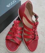 Ecco rode sandalen. Maat 40, Ecco, Zo goed als nieuw, Rood, Sandalen of Muiltjes