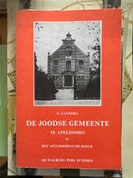 De Joodse Gemeente te Apeldoorn - Geschiedenisboek, Ophalen of Verzenden, 20e eeuw of later, Zo goed als nieuw