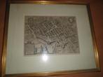 Oude prent Groningen, Verzamelen, Foto's en Prenten, Ophalen of Verzenden, Voor 1940, Gebruikt
