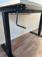 Ikea Trotten Zit/Sta Bureau - Beige/Antraciet, Ophalen, In hoogte verstelbaar, Zo goed als nieuw, Stabureau