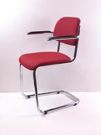 Vintage eetkamerstoel met armleuning, Ophalen, Metaal, Eén