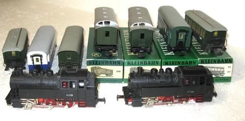 Kleinbahn H0 Br. 80 028 stoomlocomotieven(2x) en 7 rijtuigen, Hobby en Vrije tijd, Modeltreinen | H0, Gebruikt, Treinset, Gelijkstroom