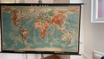 Zeer grote schoolkaart van Die Erde door Haack- Painke, Antiek en Kunst, Antiek | Schoolplaten, Ophalen, Aardrijkskunde
