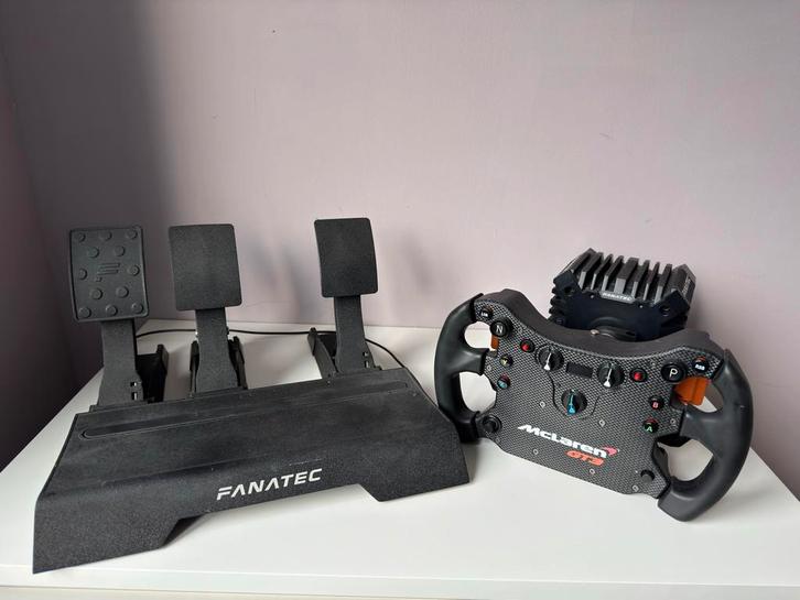 Fanatec CSL DD 8Nm McLaren stuur & CSL Elite LC pedalen, Spelcomputers en Games, Spelcomputers | Overige, Zo goed als nieuw, Ophalen