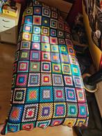 Gehaakte deken/plaid/sprei granny square katoen, Ophalen of Verzenden, Nieuw, Haken, Overige typen