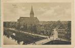 Breda 1924 Haven,Prinsenkade en Zoutstraat over de brug, Verzenden, 1920 tot 1940, Gelopen, Noord-Brabant