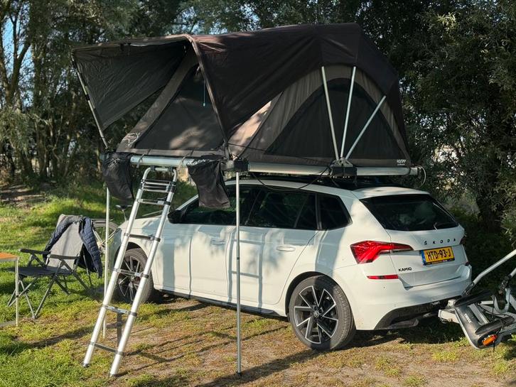 Sheepie Yuna daktent XL + voortent én comfortmatras, Caravans en Kamperen, Tenten, Gebruikt, Ophalen