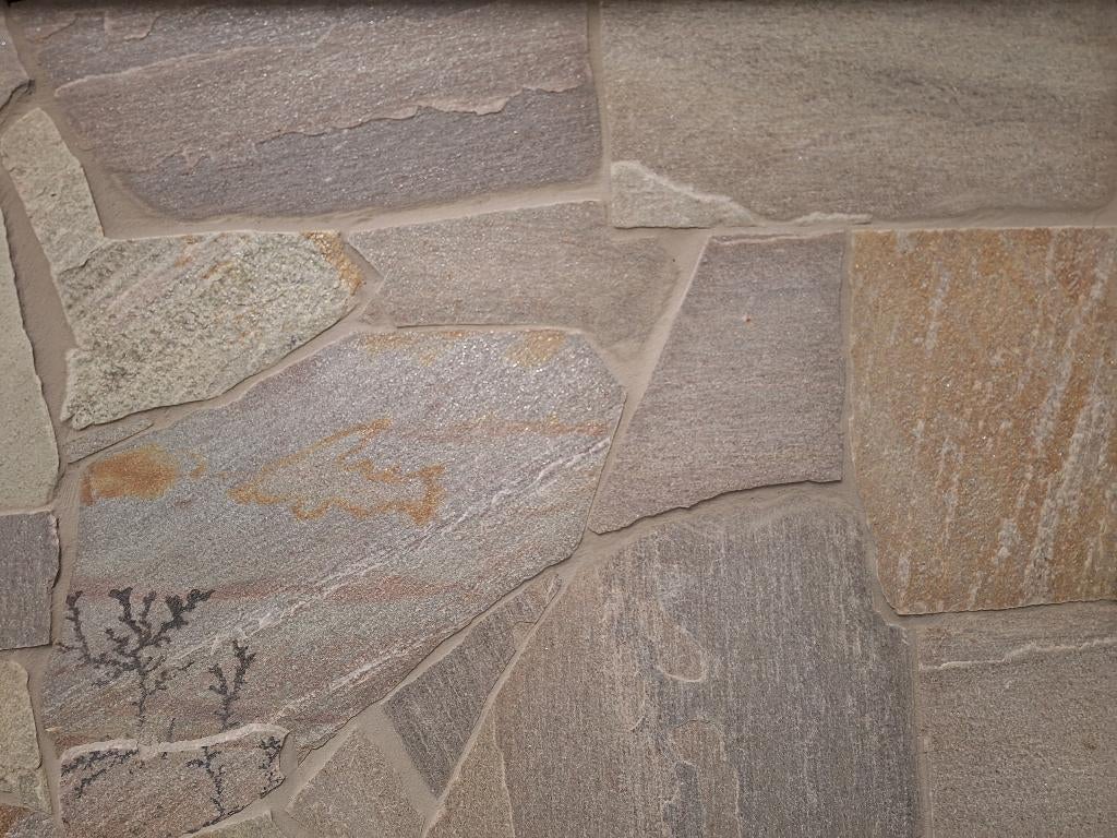 muurbekleding flagstones Brasil Green 1,5-3 cm dik, Tuin en Terras, Ophalen of Verzenden, Nieuw, Overige typen