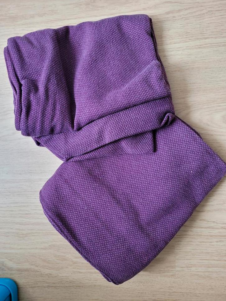 Ikea Kivik 3-zitsbank + chaise + hocker HOEZEN, Dansbo paars, Huis en Inrichting, Banken | Sofa's en Chaises Longues, Gebruikt