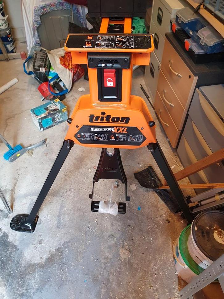 Triton Superjaws XXL Werkstation, Doe-het-zelf en Verbouw, Gereedschap | Handgereedschap, Gebruikt, Ophalen of Verzenden