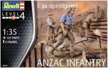 Revell 1:35 ANZAC INFANTARY 4 Figuren modelbouw 2618 beschikbaar voor biedingen