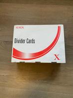 Xerox Divider Cards – 50 sets met tabs, Ophalen of Verzenden, Nieuw